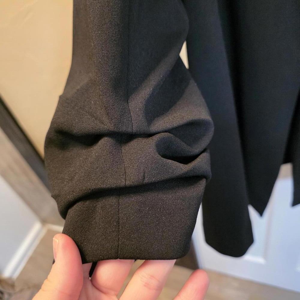 NYCC Women's Black Open Front Blazer Jacket -3X - Picture 4 of 9